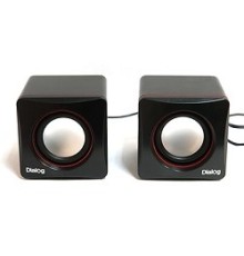 Dialog Colibri AC-04UP BLACK-RED {акустические  колонки 2.0, 6W RMS, питание от USB}