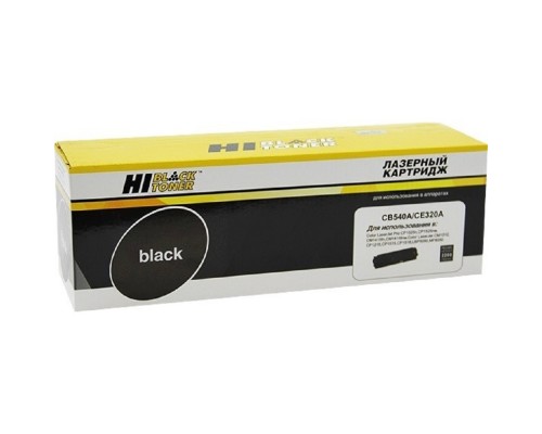 [Расходные материалы] Hi-Black CB540A/CE320A Картридж для CLJ CM1300/CM1312/CP1210/CP1525/CM1415, Bk, 2.2K с чипом
