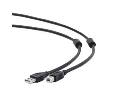 [кабели] Gembird/Cablexpert CCF2-USB2-AMBM-10 USB 2.0 Pro Кабель  , AM/BM, 3м, экран, 2феррит.кольца, черный, пакет