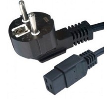 Кабель питания для UPC Gembird/Cablexpert, 1.8м, Schuko-С19, 16А, черный, с заземлением(PC-186-C19)