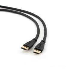Кабель DisplayPort Gembird/Cablexpert , 1м, 20M/20M, черный, экран, пакет(CC-DP-1M)