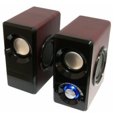 Dialog Stride AST-25UP CHERRY - акустические колонки 2.0, 6W RMS, вишневые, питание от USB