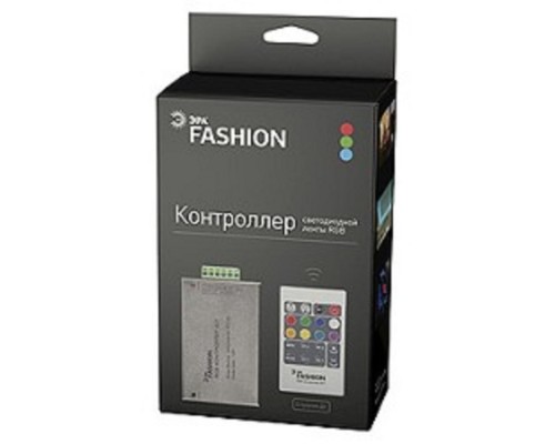 [Светодиодная лента] ЭРА C0043982 Контроллер полноцветной светодиодной леты RGBcontroller-12-A01-RF 144Вт {кнопочный пульт управления}