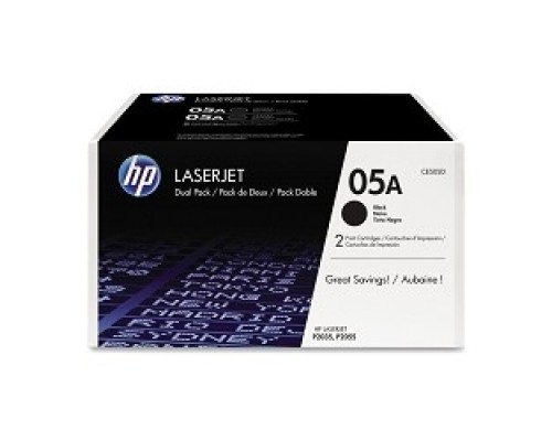 [Расходные материалы] HP CE505D Картридж ,Black{LJ P2055/P2035, Black, Dual-pack}
