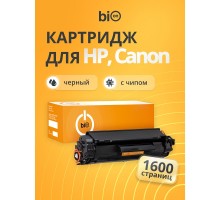 Bion BCR-725/CE285 Картридж для HP {LJ Pro P1102/1214nfh/M1132/M1212nf MFP/M1217nfw MFP;LaserJet Pro M1218nfs;Canon imageCLASS MF3010 MFP;i-SENSYS LBP-6000/MF-3010} (1600  стр.),Черный, с чипом