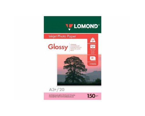 [Бумага] LOMOND 0102022 Глянцевая бумага 1х A4, 230г/м2, 50л. 