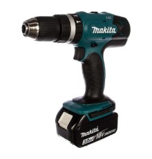Makita DHP453RFE Дрель-шуруповерт аккумуляторная ударная [DHP453RFE] {18В,2х3 Ач Li-ion,БЗП-13мм,0-400\1300об\м,42\27Нм,1.9кг,чем,совмест с 4Ач Li-ion}