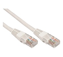 Rexant (18-1007) Шнур коммутационный, патч-корд U/UTP RJ45-RJ45, CAT 5e, PVC серый, 5м