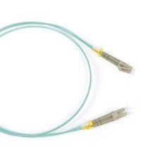 Hyperline FC-503-LC-LC-10G-2M (FC-D2-503-LC/PR-LC/PR-H-2M-LSZH-AQ) Патч-корд волоконно-оптический (шнур) MM 50/­125(OM3), LC-LC, duplex, LSZH, 2 м
