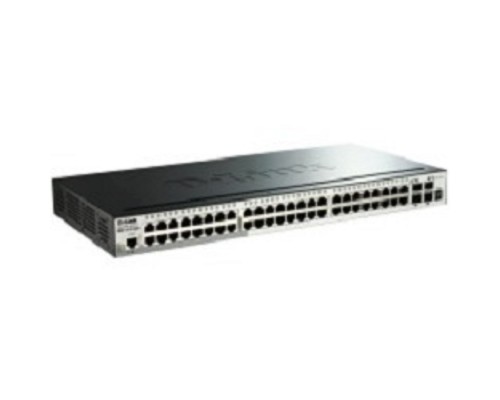 [Сетевое оборудование] D-Link DGS-1510-52X/A2A PROJ Управляемый L2+ стекируемый коммутатор с 48 портами 10/100/1000Base-T и 4 портами 10GBase-X SFP+