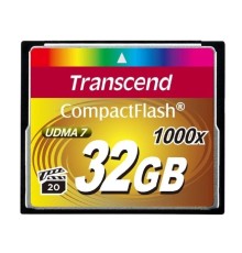 Compact Flash 32Gb Transcend, High Speed (TS32GCF1000) 1000-x