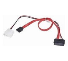 Gembird/Cablexpert Кабель Combo miniSATA , molex+SATA/miniSATA, 6pin+7pin, (длина инт-50см, пит-30см) (CC-SATA-C3)