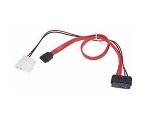 [кабели] Gembird/Cablexpert Кабель Combo miniSATA , molex+SATA/miniSATA, 6pin+7pin, (длина инт-50см, пит-30см) (CC-SATA-C3)