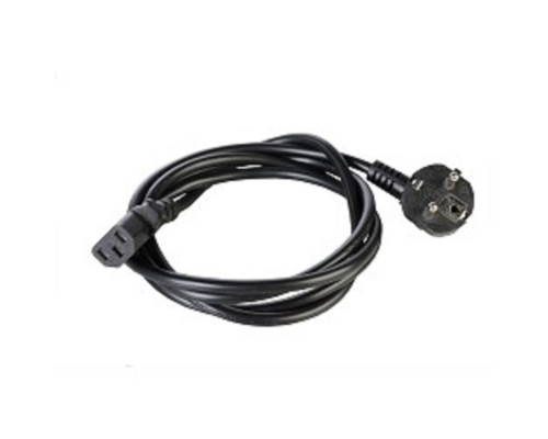 [Аксессуар] REM Шнур питания с заземлением IEC 60320 C13/EU-Schuko, 10А/250В (3x1,0), длина 1,8 м. (R-10-Cord-C13-S-1.8)
