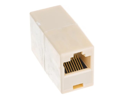 [Коннектор] Gembird Соединитель TA350/1 {Модуль RJ-45F/RJ-45F проходной, кат. 5e (VTE7713, TA350/1)}