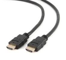 Кабель HDMI Cablexpert 19M/19M, v2.0, серия Light, позол. контакты, экран, 1м, черный, пакет (CC-HDMI4L-1M)