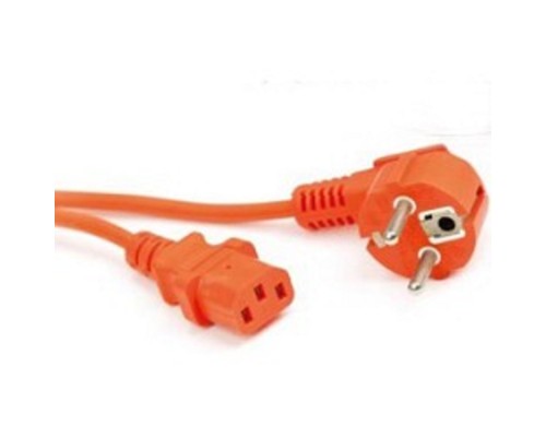 [Кабель] VCOM CE021-O/0.75MMX1.8M Кабель компьютер-розетка 220V (EURO) <VDE> 1,8м 3G0,75mm2, оранжевый