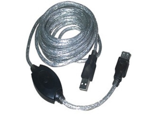 [кабели] VCOM VUS7049-5M Кабель-адаптер USB2.0-repeater, удлинительный активный <Am-->Af> 5м [6937510851348]