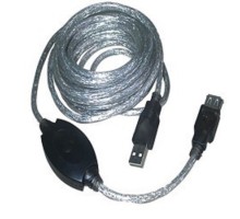 VCOM VUS7049-15M Кабель-адаптер USB2.0-repeater, удлинительный активный <Am-->Af> 15м