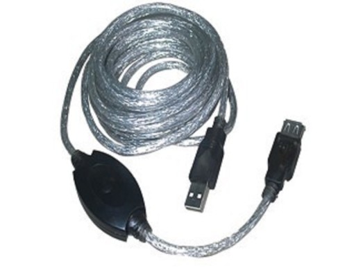 [кабели] VCOM VUS7049-15M Кабель-адаптер USB2.0-repeater, удлинительный активный <Am-->Af> 15м