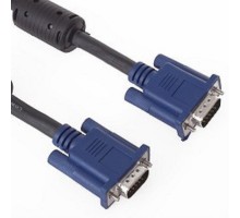 VCOM VVG6448-3M(O) Кабель монитор-SVGA card (15M-15M) 3.0м 2 фильтра [06937510840533]