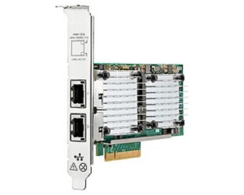 [HP Сетевые адаптеры] HP 656596-B21 Ethernet Adapter, 530T {2x10Gb, PCIe(2.0), Broadcom, for Gen8/Gen9-servers}