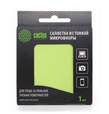 CACTUS Салфетки CS-MF01 Микрофибра для деликатного ухода за любыми типами поверхностей, 18x18 см