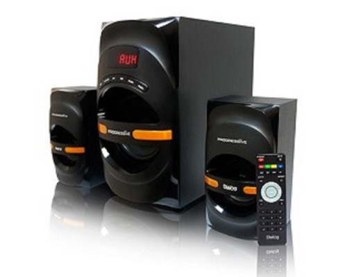 [Колонки] Dialog Progressive AP-210B BLACK {2.1, 30W+2*15W RMS, Bluetooth, USB+SD reader}