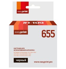 Easyprint CZ109AE Картридж (IH-109) № 655, для HP DeskJet IA 3525/4615/5525/6525, черный, 550 стр. с чипом