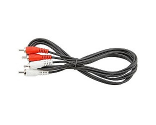 [Кабель] VCOM VAV7158-1.5M Кабель соединительный 2xRCA (M) - 2xRCA (M) черный 1,5m