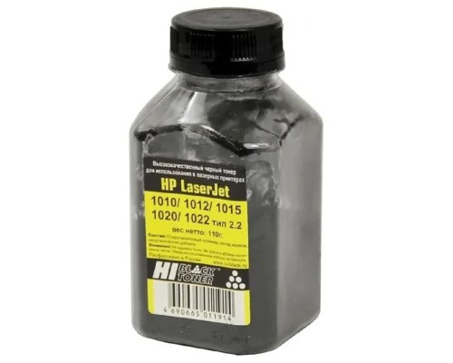 [Расходные материалы] Hi-Black Тонер для HP LJ 1010/1012/1015/1020/1022 Тип 2.2, 110 г, банка, (Q2612A, Canon 703)