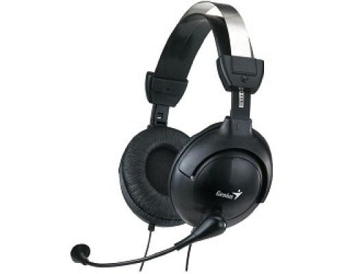 [Наушники] GENIUS HS-M505X черный 31710058101 {Наушники с микрофоном, 1.5м}