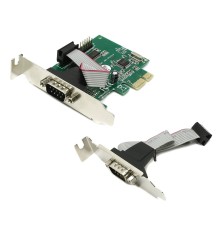 ORIENT XWT-PE2SLP OEM PCI-Ex1, 2xCOM9M, Low Profile (29839)