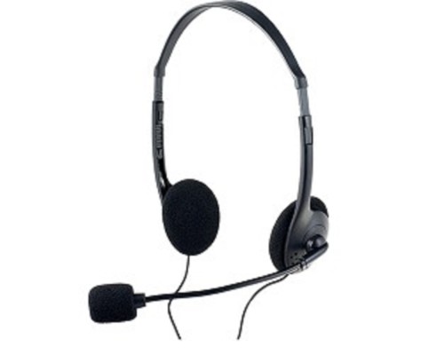 [Наушники] Perfeo стерео гарнитура накладная CHAT черная PF-CHAT-BLK|PF-FLD-BLK
