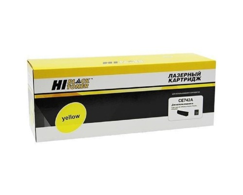 [Расходные материалы] Hi-Black CE742A Картридж для HP CLJ CP5220/5225/5225n/5225dn, Y, 7,3K, ВОССТАН.