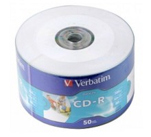 Verbatim  Диски CD-R  80min, 700mb, 52x Ink Print bulk (50шт) [43794]