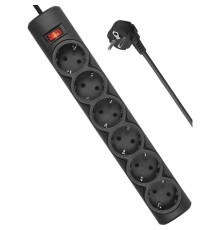 Defender Фильтр DFS 155 5.0 m, 6 розеток, черный [99496]