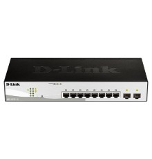 D-Link DGS-1210-10/F1A Управляемый L2 коммутатор с 8 портами 10/100/1000Base-T и 2 портами 1000Base-X SFP