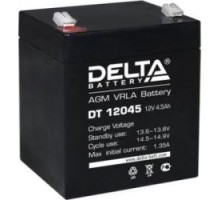 Delta DT 12045 (4.5 А\ч, 12В) свинцово- кислотный аккумулятор  