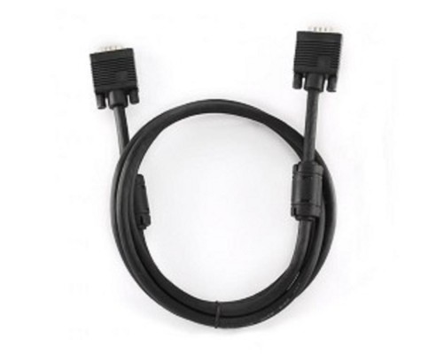 [кабели] Gembird/Cablexpert CC-PPVGA-6B,  Кабель VGA Premium,15M/15M, 1.8м, тройн.экран, феррит.кольца, чёрный, пакет