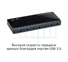 TP-Link UH720 7-портовый концентратор USB 3.0 с 2 заряжающими портами