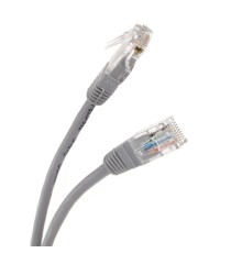 Telecom Патч-корд UTP кат.5е 1м серый [NA102--1M] [06242755315679]