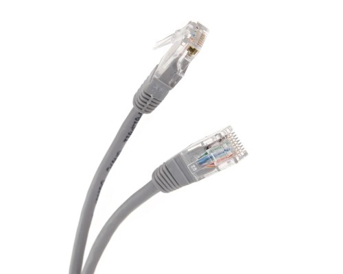 [Коммутационный шнур] Telecom Патч-корд UTP кат.5е 2м серый [NA102--2M][6242755316782]