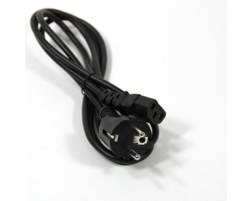 [кабели] Telecom Кабель питания (TP021-IEC320-C13/SHM-1.8-BK) компьютер - розетка 220V <1.8м> (Европейский стандарт) [6926123461327]