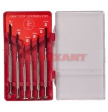 REXANT HT-06 (12-6050) Набор часовых отверток  (6 предметов)  (HT-06)  (HY-6) 