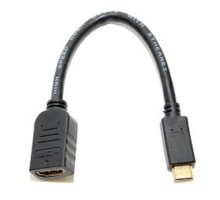 5bites BC-HDC2A1 Кабель-5bites Адаптер HDMI F / mini HDMI M 1.4B, зол.разъемы
