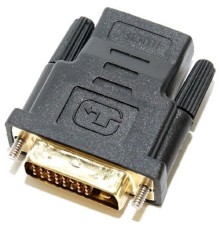 5bites DH1803G Переходник DVI (24+1) M / HDMI F, зол.разъемы