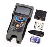 5bites LY-CT030 PRO Тестер кабеля EXPRESS  многофункциональный для RJ11/12/45/BNC, TDR, LCD
