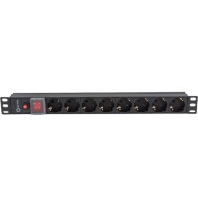 5bites PDU819A-07 Блок розеток  8S / AL / SWITCH / 1U / 19