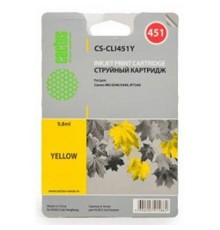 CACTUS CLI-451Y Картридж струйный CS-CLI451Y желтый для Canon MG 6340/5440/IP7240 (10,2ml)